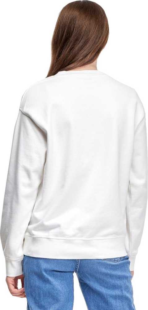 Moteriškas medvilninis džemperis Levi's Graphic Standard Crew, baltas