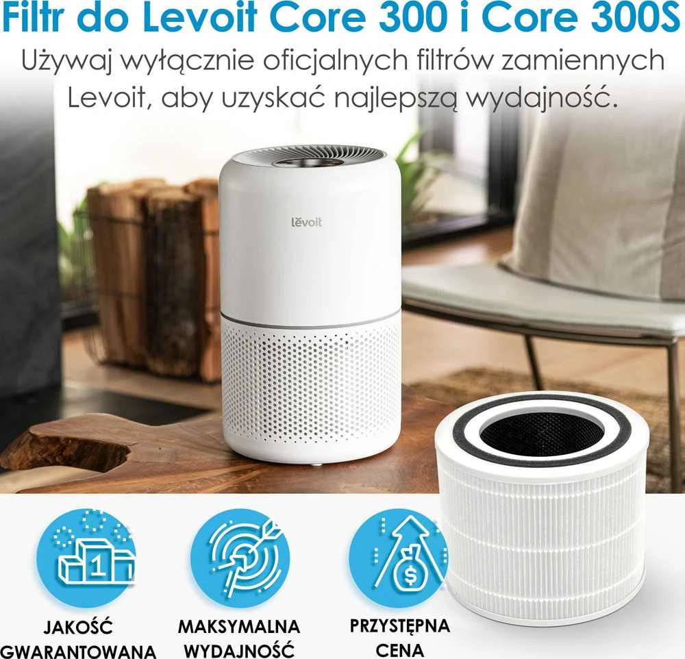Levoit filtras, skirtas Core 300 ir 300S, universalus