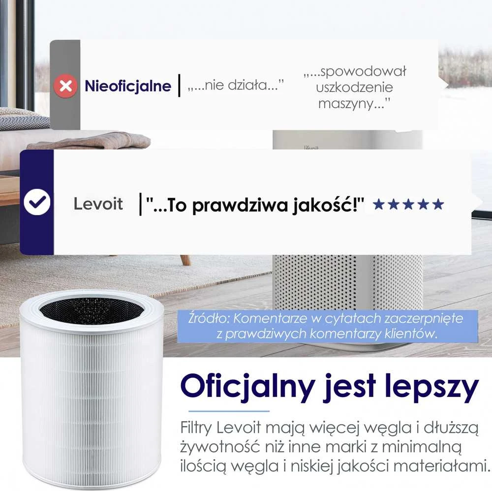 Levoit Filtras Core 600S oro valytuvui