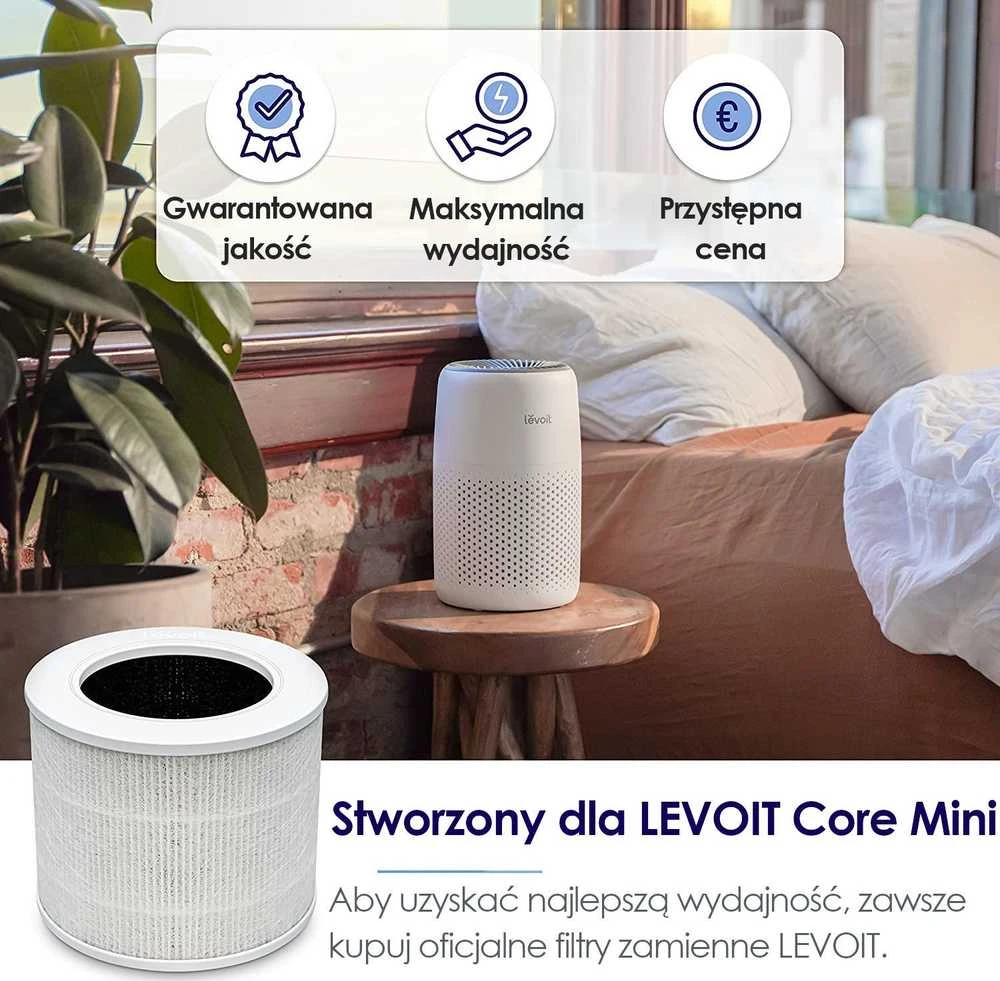 Levoit Core Mini oro filtras