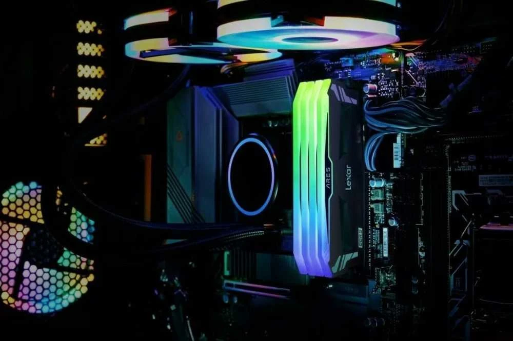 RAM Atmintis Lexar Ares RGB, DDR5, 32 GB, 6800MHz, CL34 (LD5U16G68C34LA-RGD)
