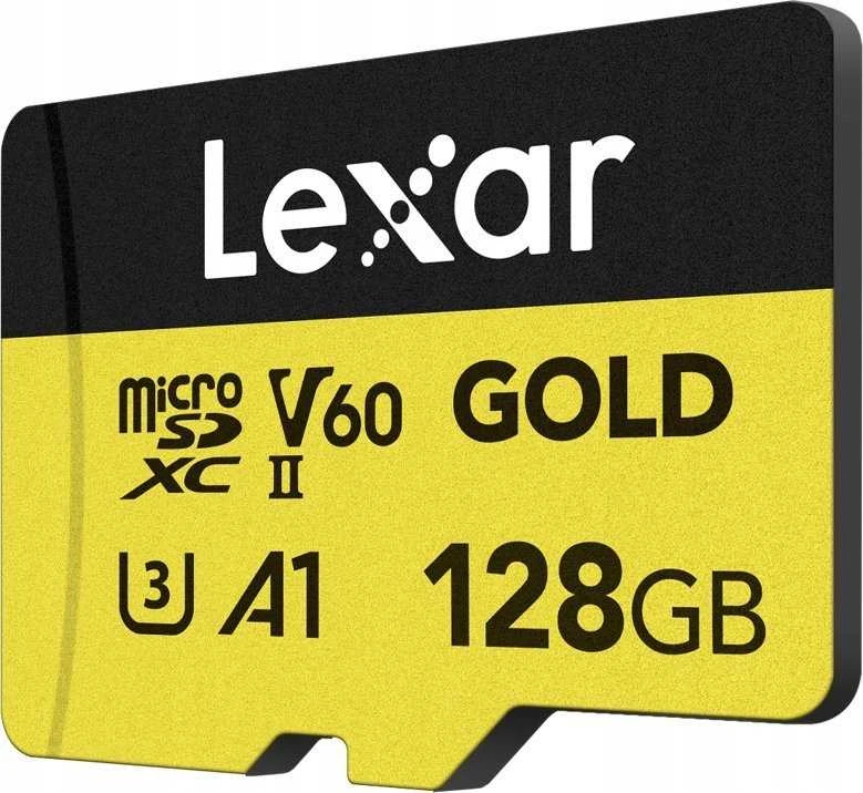 Atminties kortelė LEXAR MICROSD GOLD UHS-II, R280/W100 C10/A1/U3 (V60) 128 GB