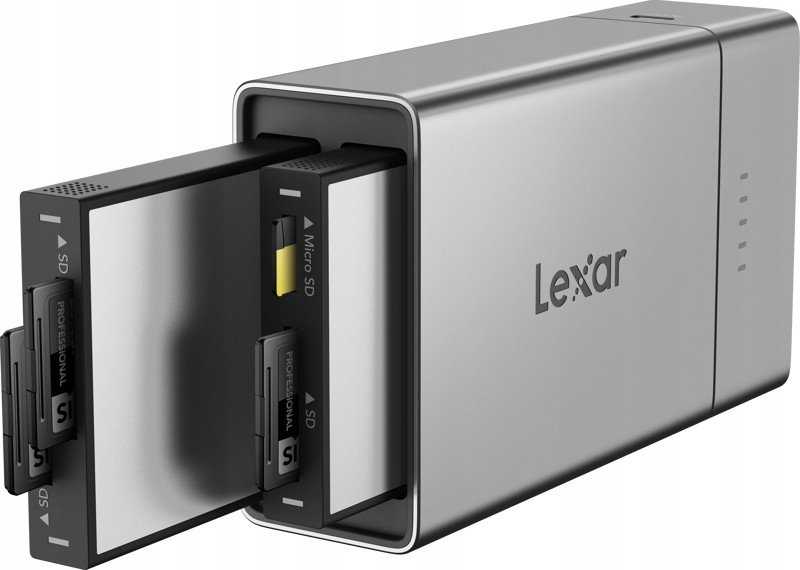Šakotuvas Stacja/replikator Lexar Professional Workflow Go WF600 (LPWF600N-1ANGL)
