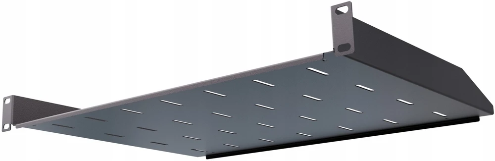 Lexi-NET LEXI-Net 19" lentyna su perforacija 1U/350mm keliamoji galia 15kg juoda