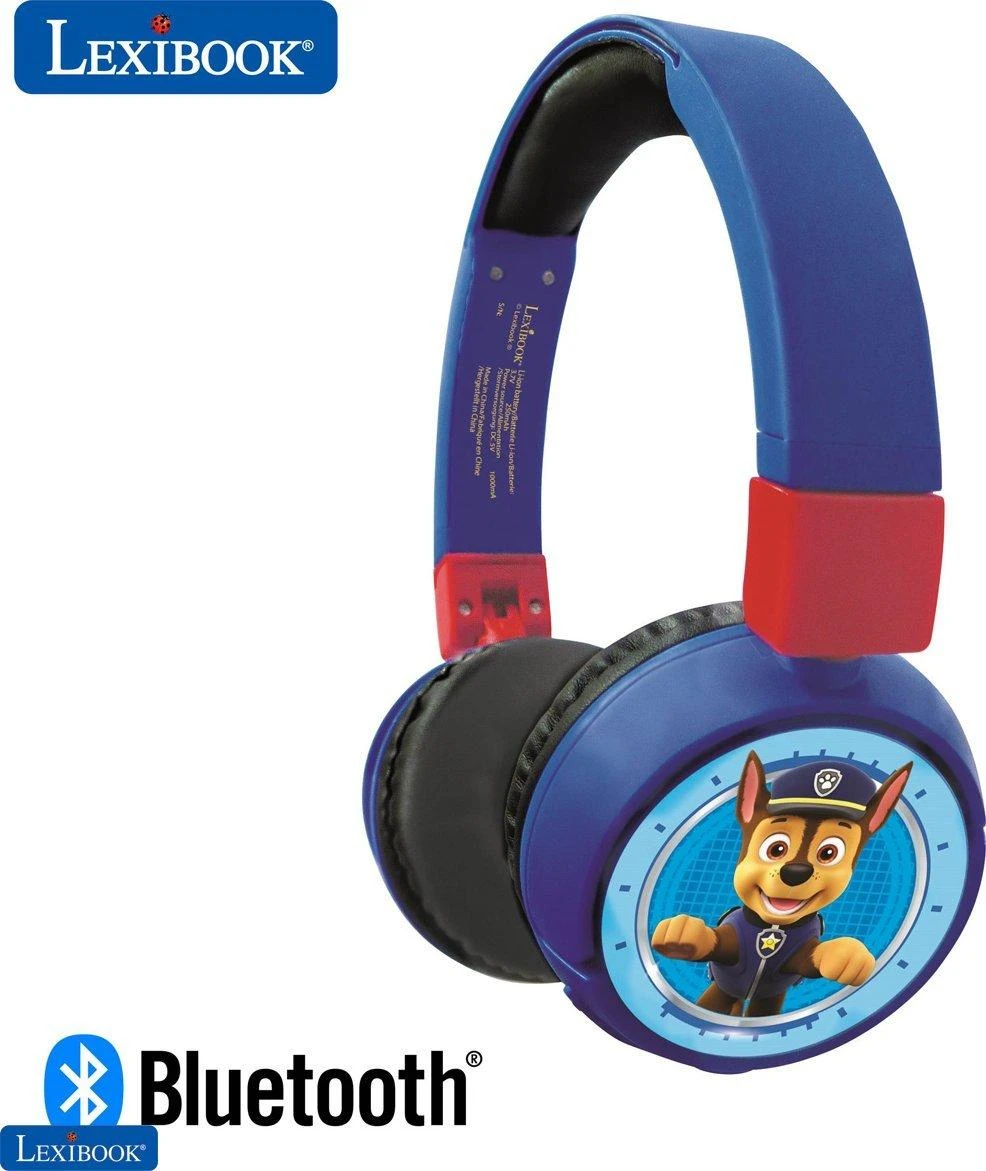 Paw Patrol vaikiškos „Lexibook“ ausinės su Bluetooth