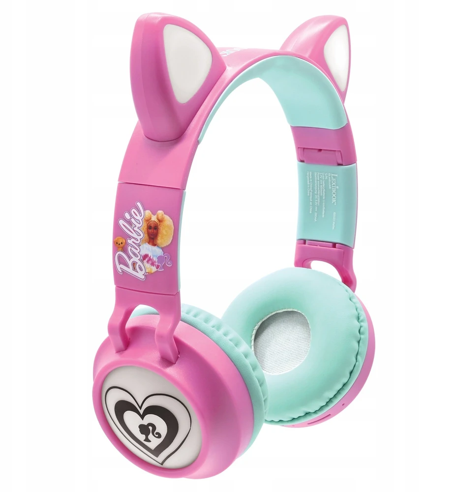 Lexibook,Barbie „Lexibook“ – „Barbie“ „Bluetooth“ ausinės su šviesa (HPBTKTBB)