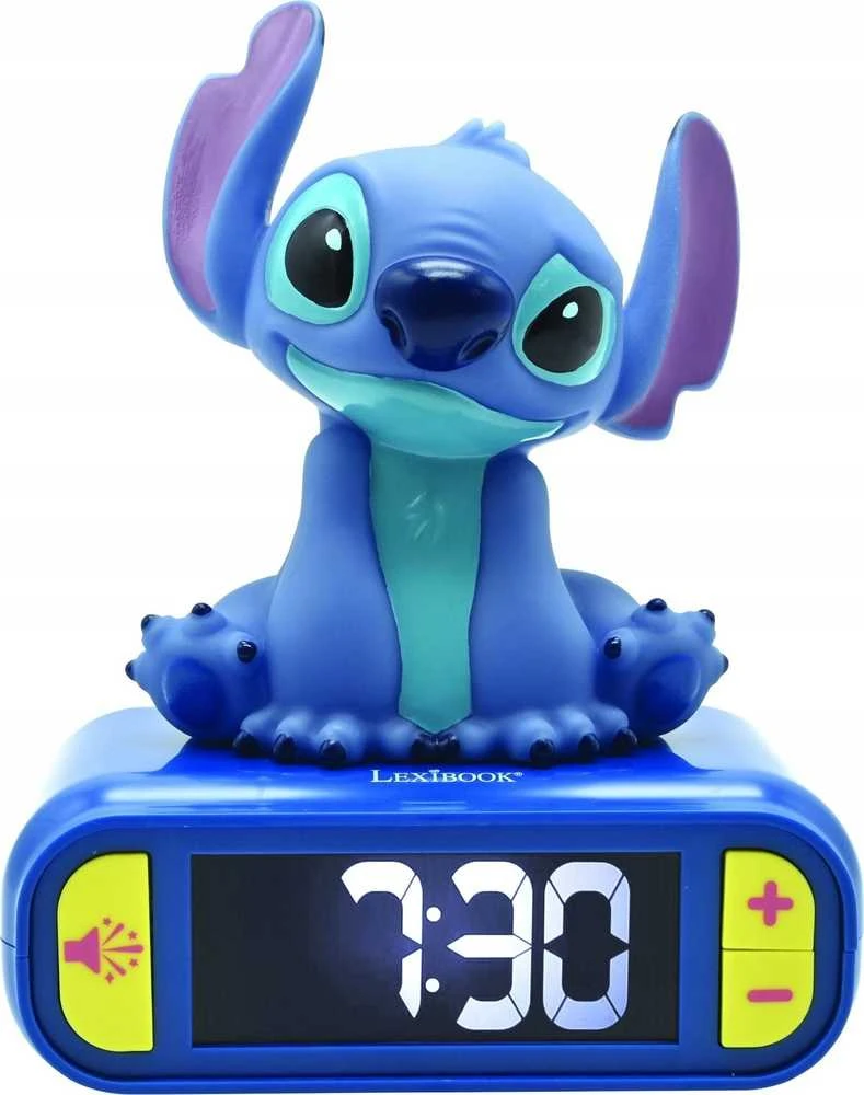 Lexibook Skaitmeninis žadintuvas su Stitch 3D naktiniu apšvietimu