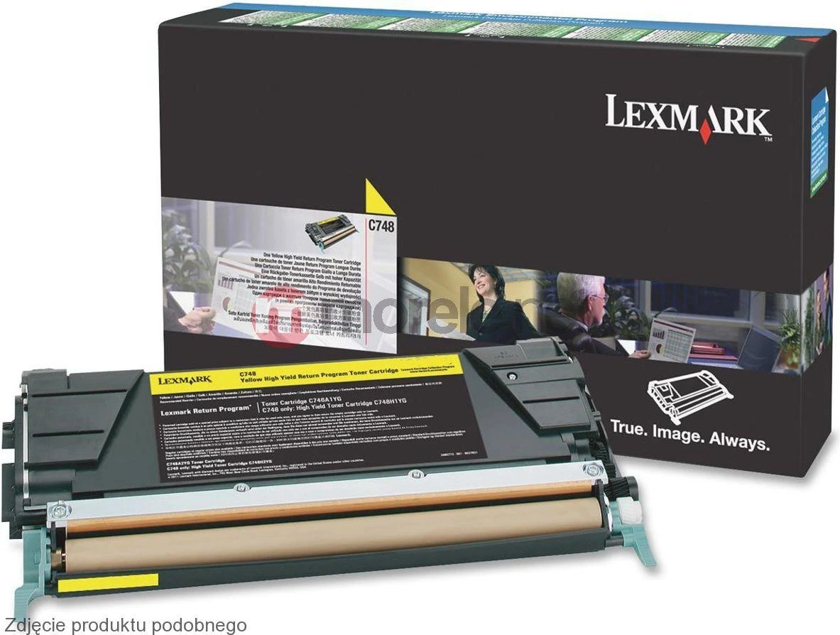 Lexmark C748H3YG kasetė, Geltona, 10000 puslapių