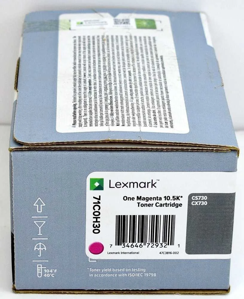 Lexmark 71C0H30 | Tonerio kasetė | Magenta