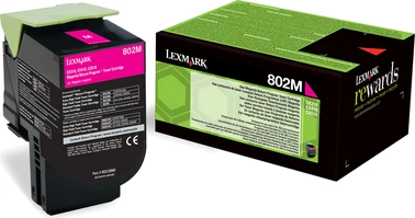 Lexmark return (80C20M0, 802M), purpurinė kasetė