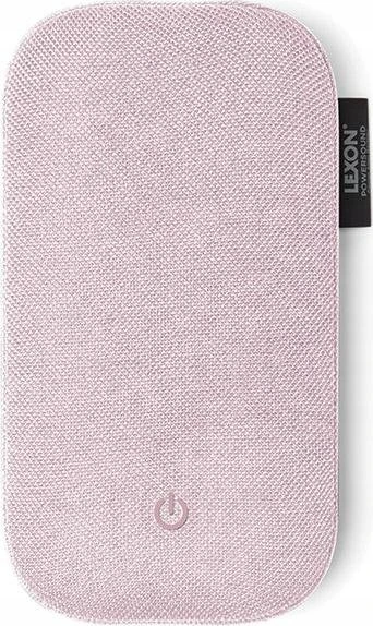 Lexon Powersound belaidė išorinė baterija 5000 mAh su „Bluetooth“ garso kalba, rožinė, LA128P