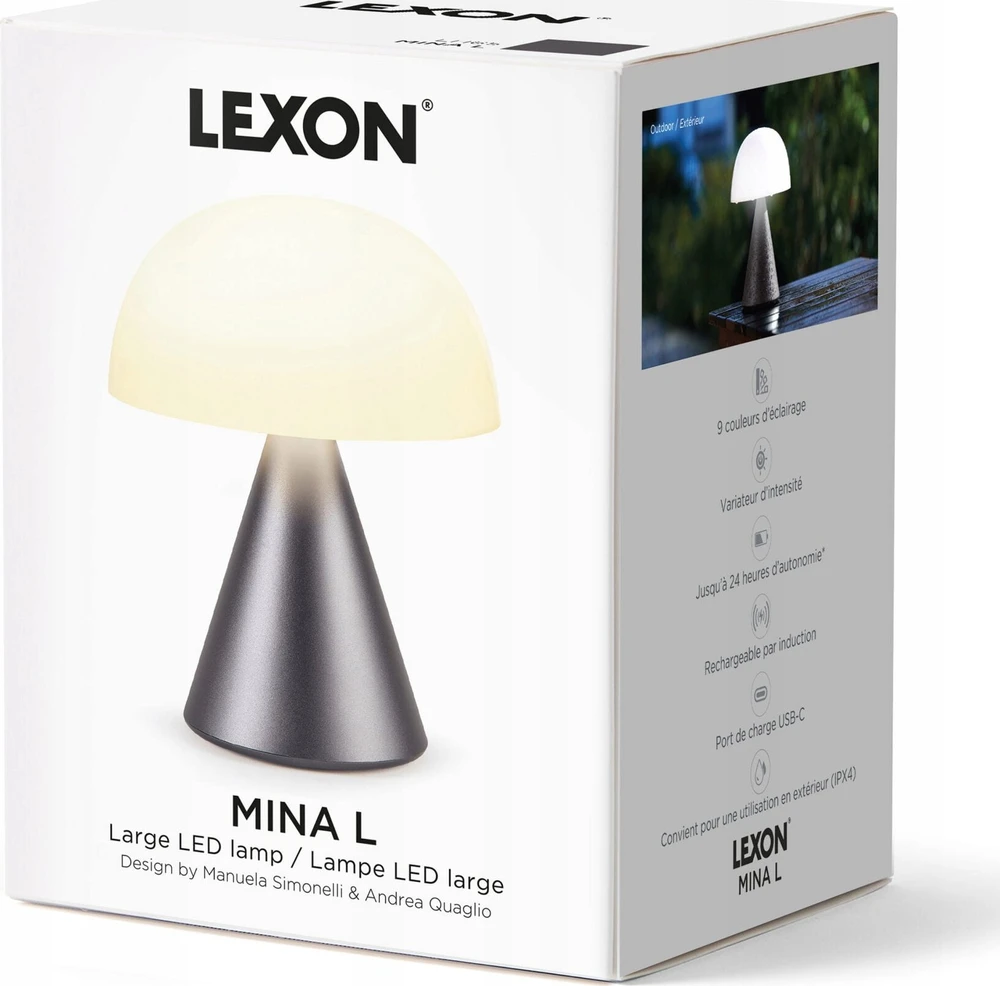 Lexon stalinis šviestuvas Lexon Mina L LED šviestuvas tamsiai mėlynas LH65MDB