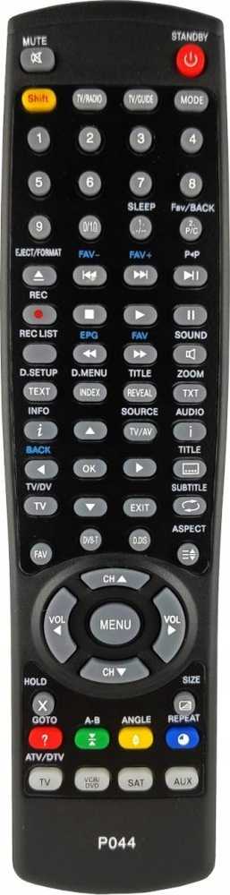 Lamex Lexton televizoriaus nuotolinio valdymo pultas Universalus LCD / LED televizoriaus nuotolinio valdymo pultas Manta UCT-044