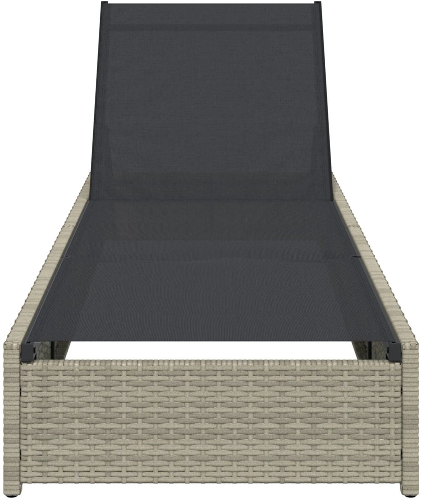 Saulės gultas Smėlio 200.5 x 70 x 75 cm poliratanas