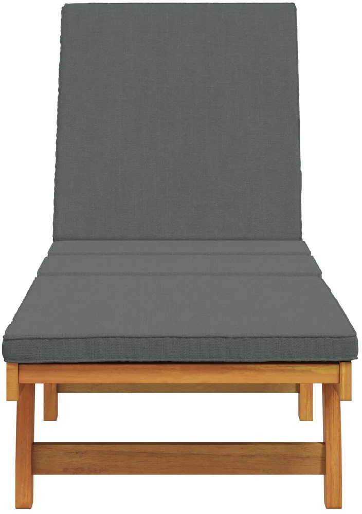 Saulės gultas Ruda 199 x 63 x 85 cm Kietos akacijos mediena