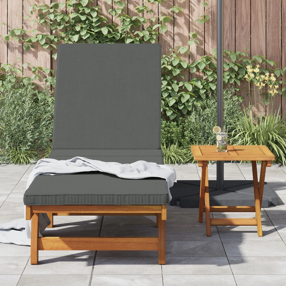 Saulės gultas Ruda 199 x 63 x 85 cm Kietos akacijos mediena