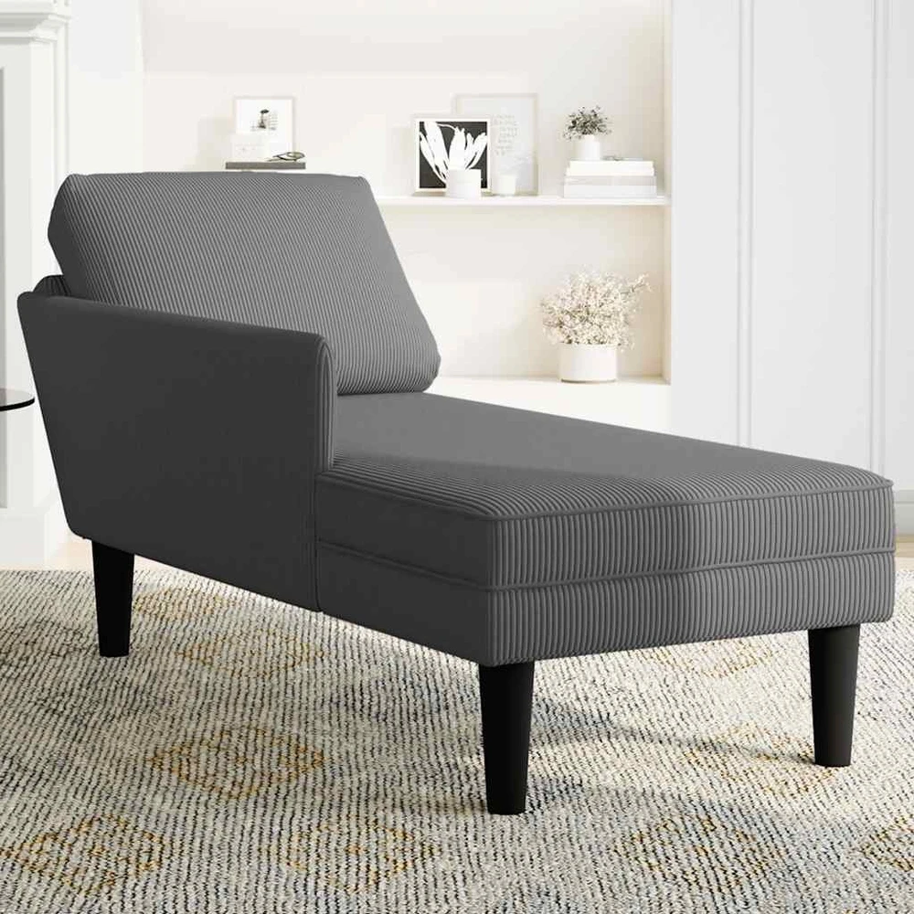 Poilsio sofa su pagalvės tamsiai pilkos spalvos velveto audinys