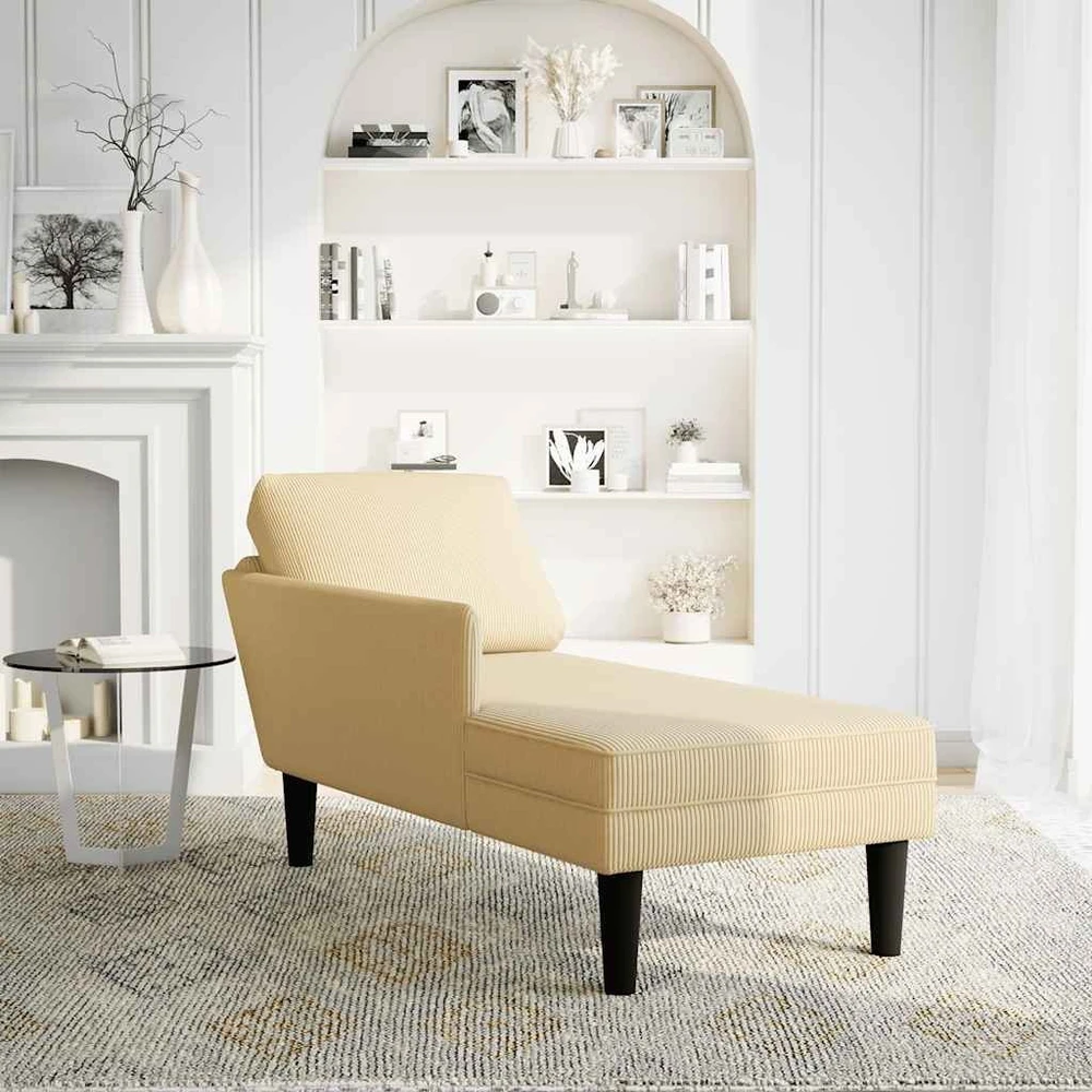 Sofa Chaise Lounge su pagalve pilkai žalia velveto audinys