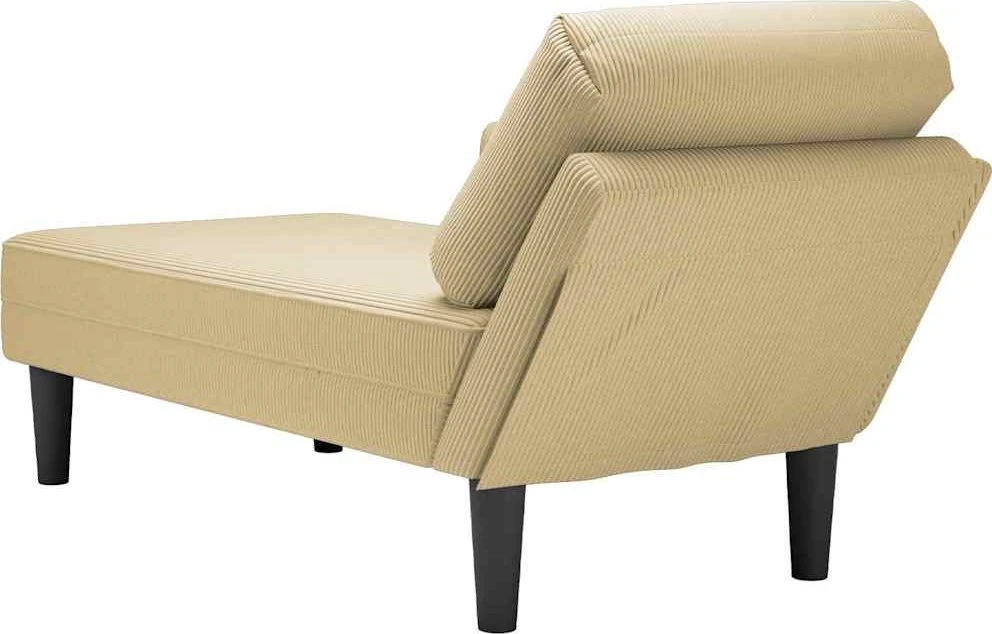 Sofa Chaise Lounge su pagalve pilkai žalia velveto audinys