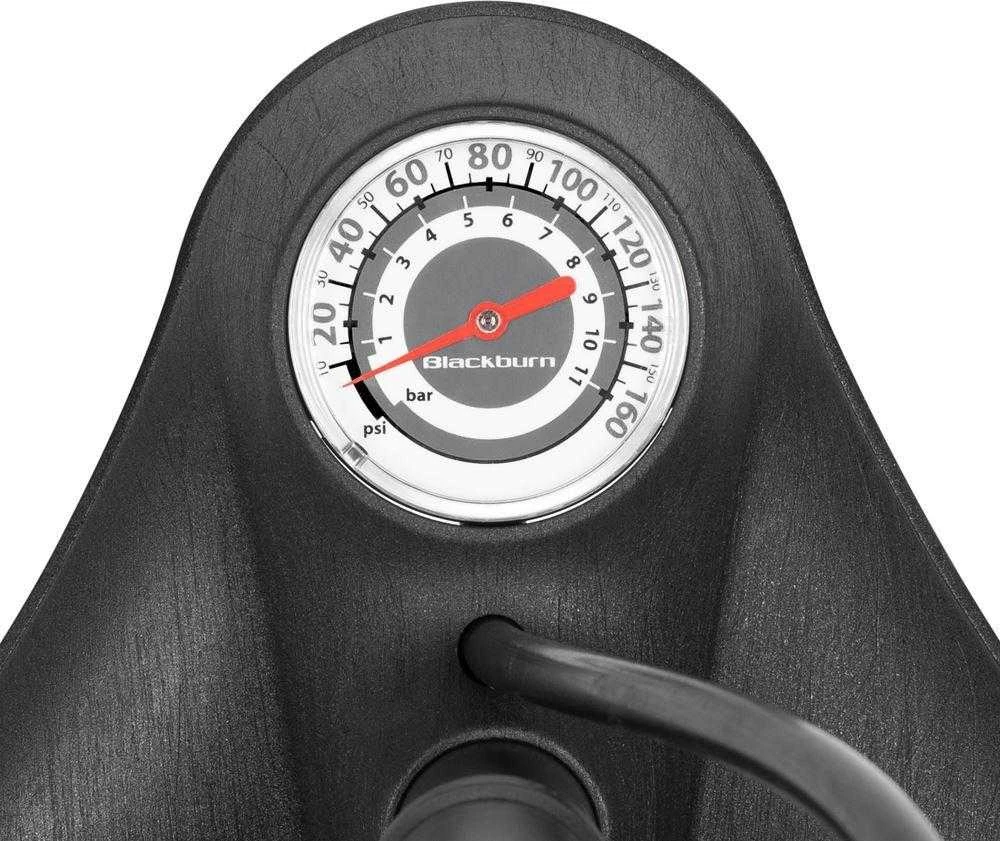 Lezyne Blackburn Core 2 siurblys 160Psi juodas