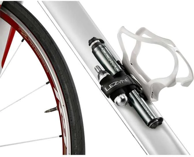 Lezyne rankinio siurblio slėgio pavara CFH HP 120psi metalinė CO2 žarna + 1x dujų kasetė 16g grafitas (LZN-1-C2-PRCFH-V219)