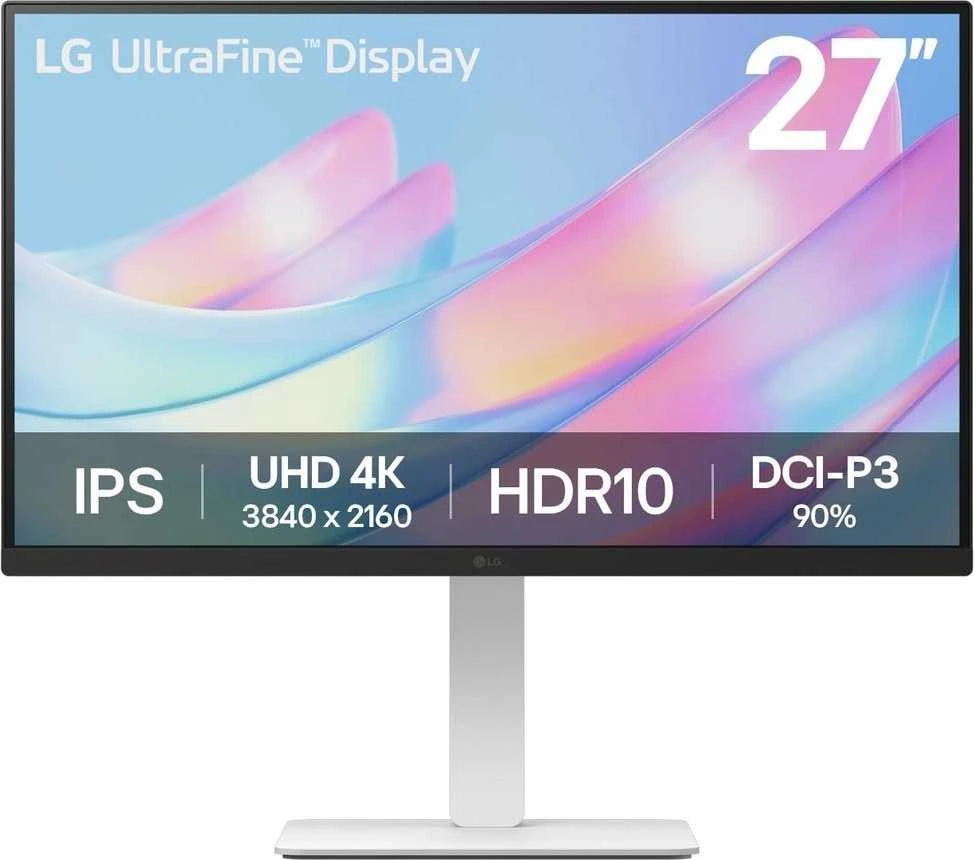 LG 27US550-W computer monitorius 68.6 cm (27") 3840 x 2160 pikselių 4K Ultra HD LCD Baltas