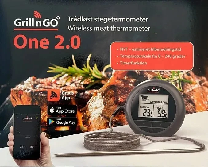 LG Grillngo One 2.0 belaidis kepimo termometras su „Bluetooth“