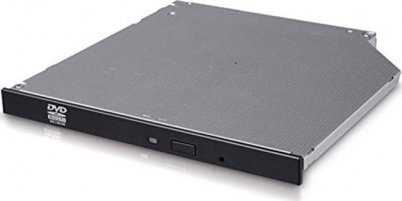 LG HLDS DVD±RW/±R UltraSlim [SATA] GUD1N/9.5 juodas (bulk) Flache Standard-Frontblende