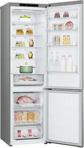 Šaldytuvas LG GBV22L0EPY fridge-šaldiklis Freestanding 387 L E Sidabrinis