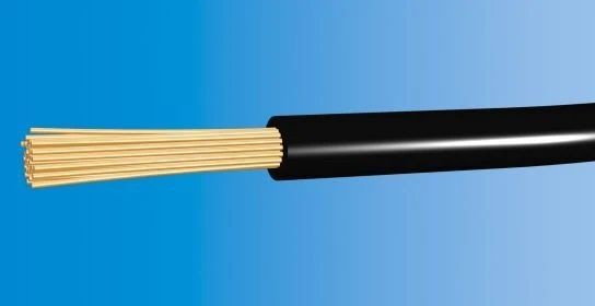 Elektrokabel LgY kabelis 1x0.75 H05V-K juodas 100m