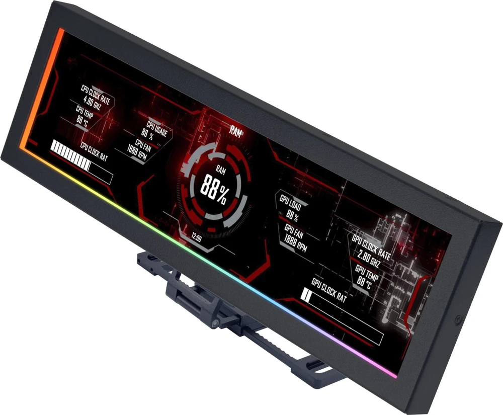Lian Li 8.8″ Universal Screen – juodas