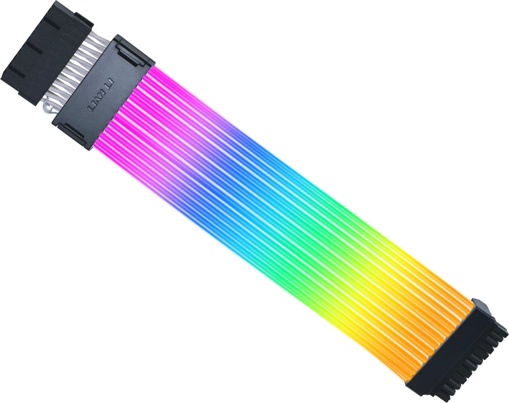 Lian Li „Strimer“ belaidis 24 kontaktų RGB pagrindinės plokštės kabelis