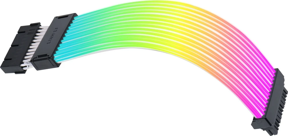 Lian Li „Strimer“ belaidis 24 kontaktų RGB pagrindinės plokštės kabelis