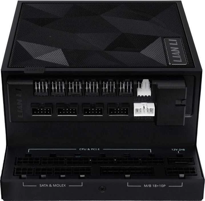 Lian Li EDGE GOLD 1200 80 PLUS Gold PSU, PCIe 5.1, ATX 3.1 – 1.200 Watt, juodos spalvos, inkl. USB-Hub