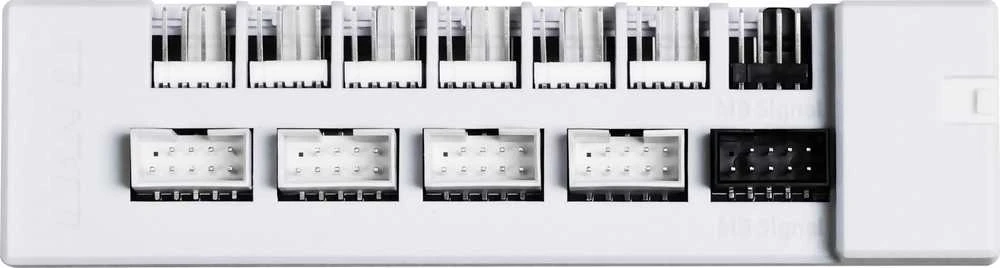 Lian Li EDGE HUB, 4x USB, 6x PWM – baltos spalvos