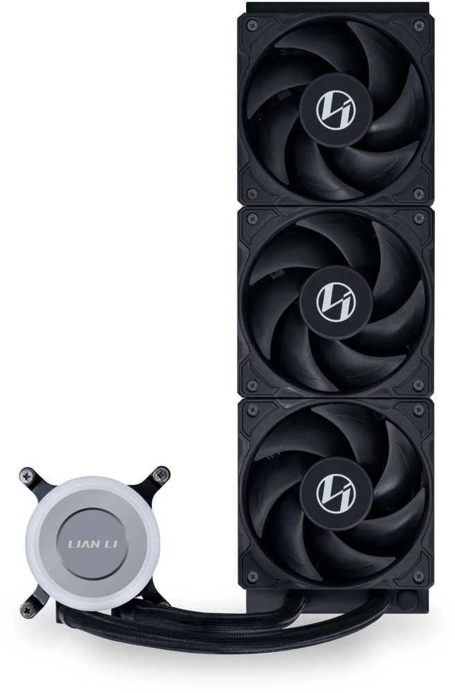 Lian Li GA II Lite Performance All-in-One Liquid Cooler – 360mm, juodos spalvos