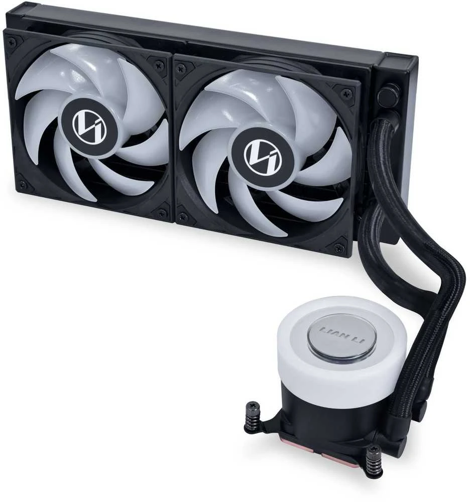 Lian Li GA II Lite RGB All-in-One Liquid Cooler – 240mm, juodos spalvos