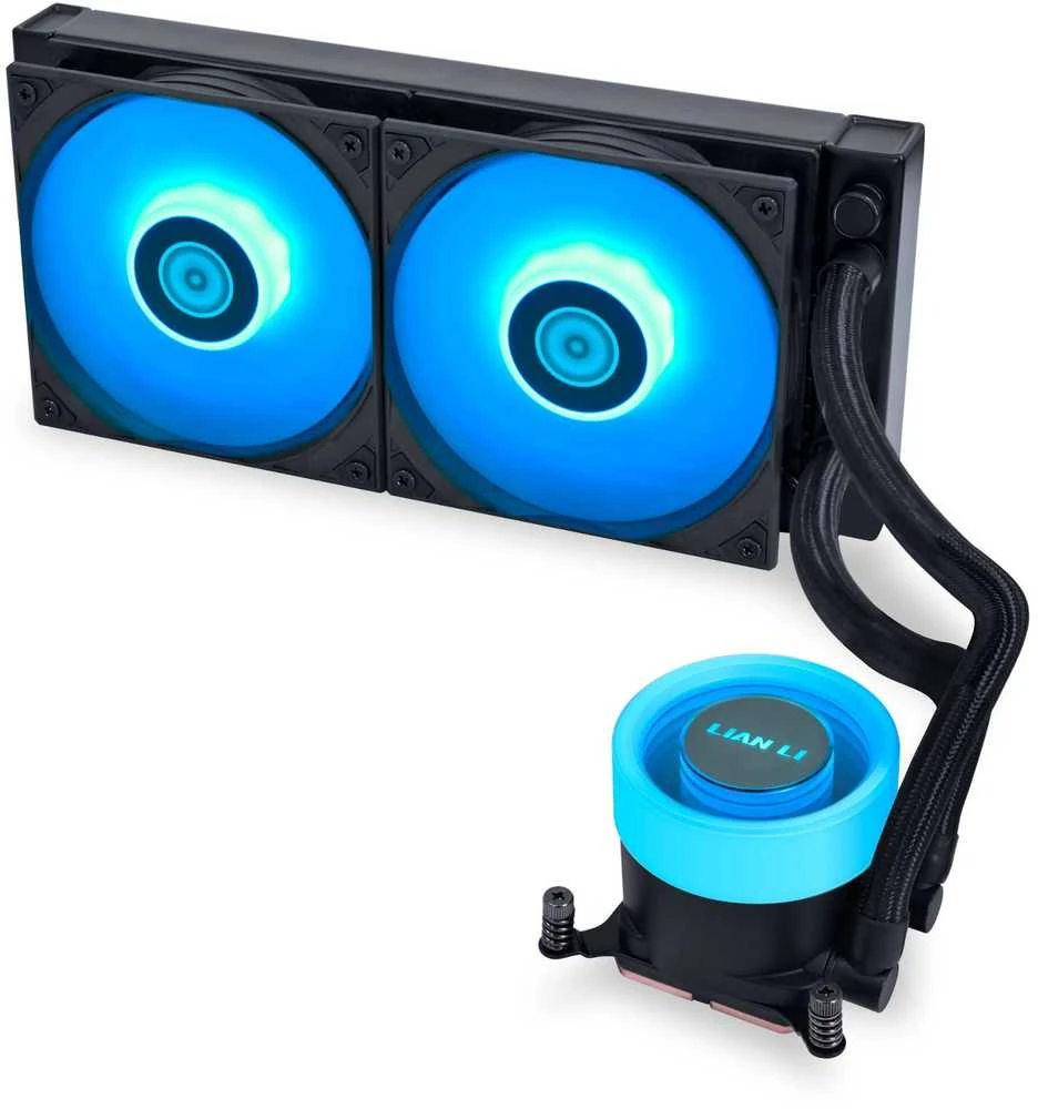 Lian Li GA II Lite 240mm aušintuvas su RGB ventiliatoriais