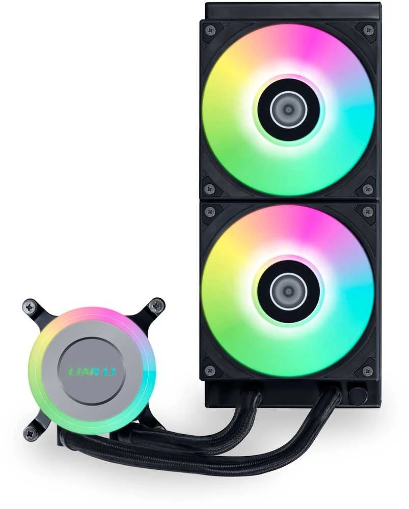 Lian Li GA II Lite RGB All-in-One Liquid Cooler – 240mm, juodos spalvos