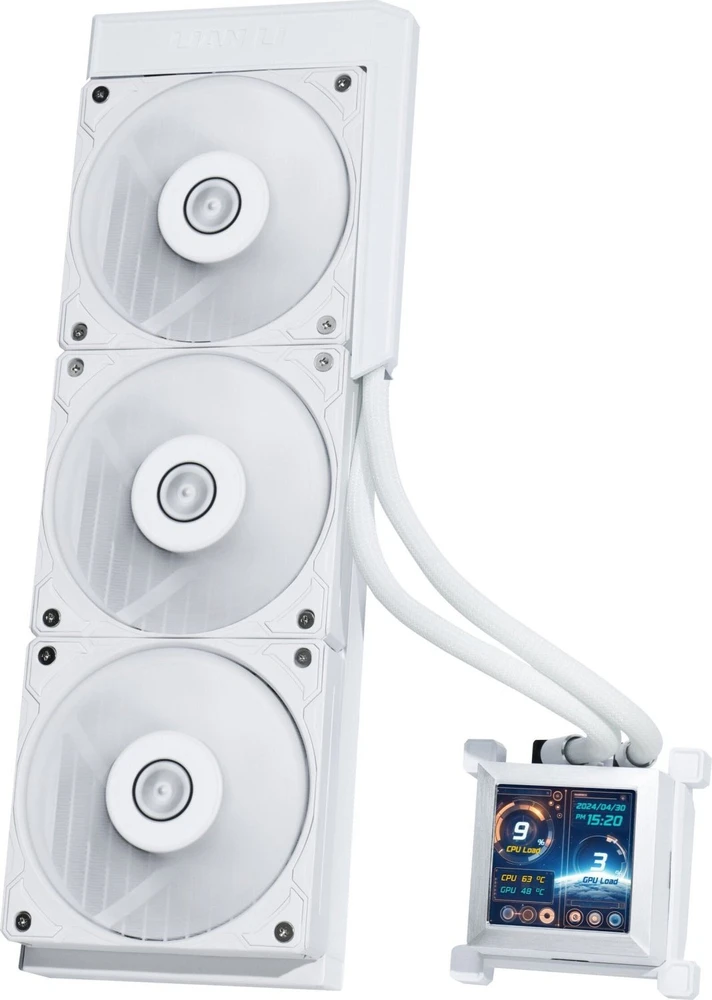 Lian Li HydroShift LCD 360 Silent AIO aušintuvas – baltas