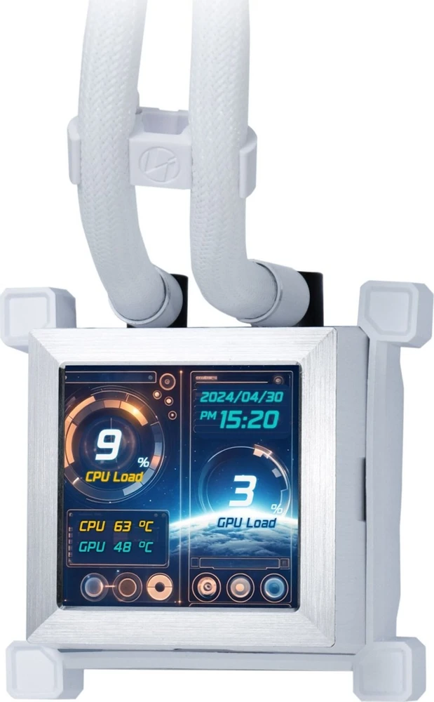 Lian Li HydroShift LCD 360 Silent AIO aušintuvas – baltas