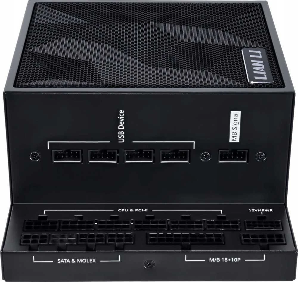 Lian Li EDGE EG0850 80 PLUS Platinum maitinimo šaltinis, PCIe 5.1, ATX 3.1 × 850, Juodas