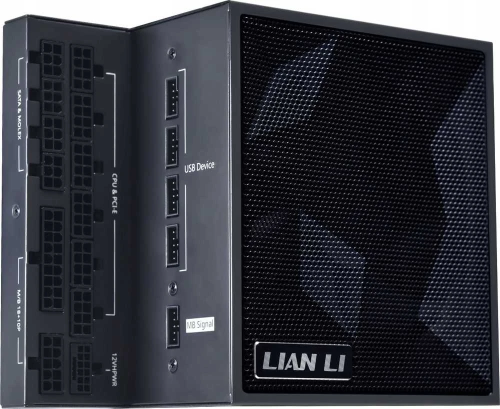 Lian Li EDGE EG0850 80 PLUS Platinum maitinimo šaltinis, PCIe 5.1, ATX 3.1 × 850, Juodas