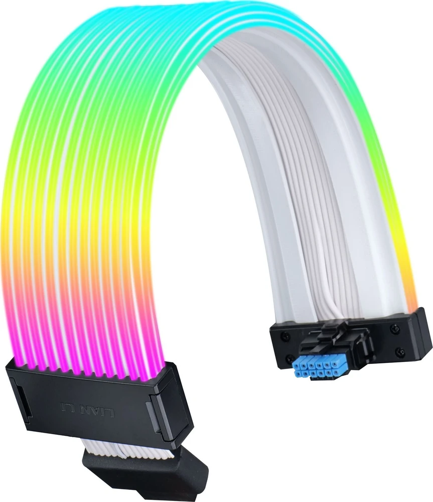 LIAN LI STRIMER belaidis 12V-2X6 kontaktų RGB vaizdo plokštės kabelis (PW16-121W)