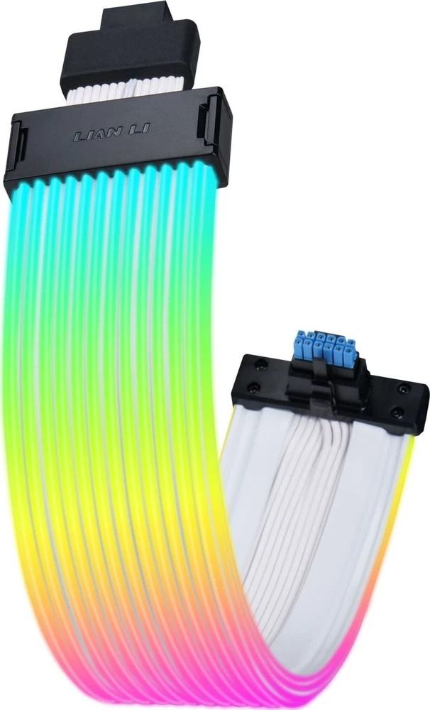 LIAN LI STRIMER belaidis 12V-2X6 kontaktų RGB vaizdo plokštės kabelis (PW16-121W)