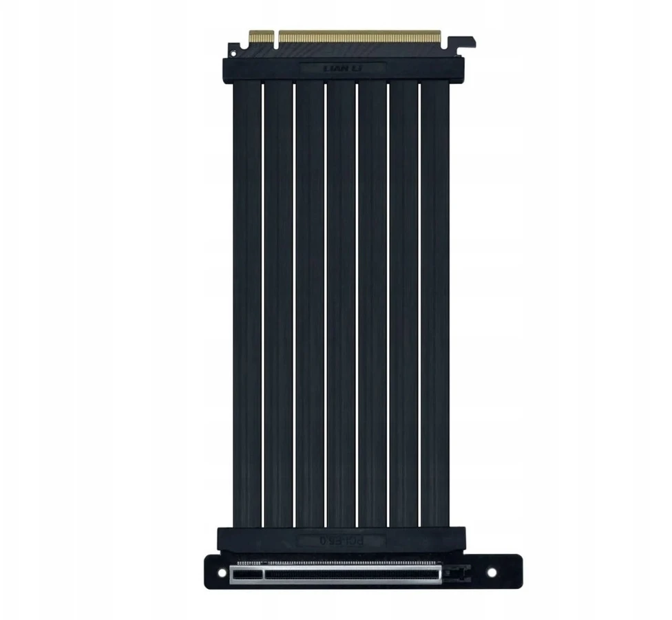 „Lian Li“ vertikalus vaizdo plokštės tvirtinimo komplektas VG4-5-V4 su PCIe 5.0 jungties kabeliu – Juodas