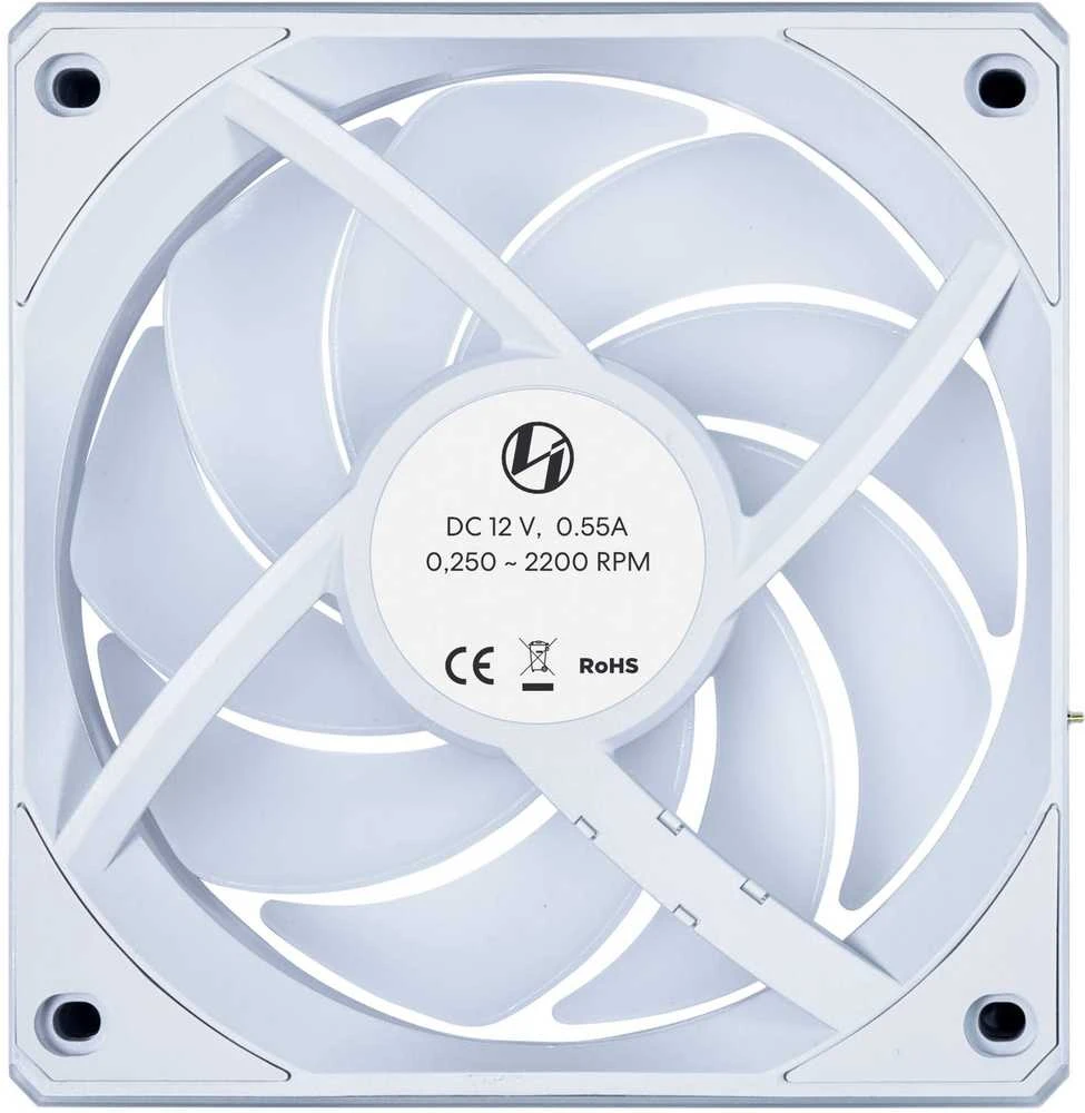 Lian Li UNI FAN CL Wireless korpuso ventiliatorius, 3er-Pack – 120mm, baltos spalvos