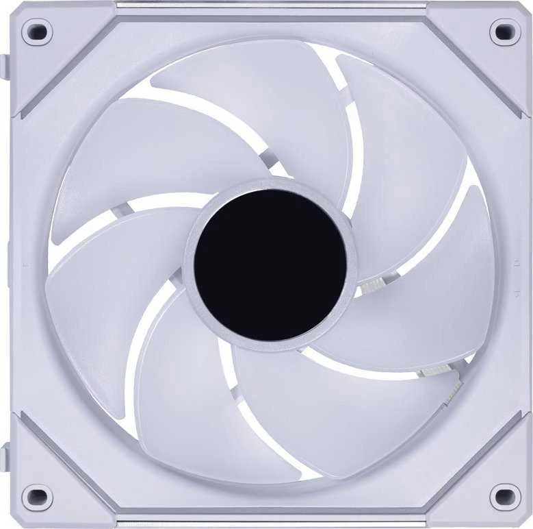 „Lian Li UNI FAN SL-INF 140 ARGB“ atvirkštinių menčių PWM ventiliatorius - 140 mm, baltas