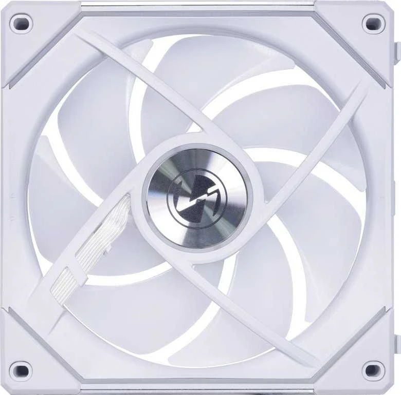 „Lian Li UNI FAN SL-INF 140 ARGB“ atvirkštinių menčių PWM ventiliatorius - 140 mm, baltas