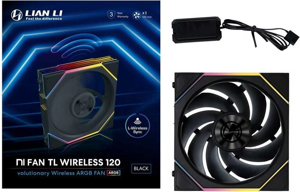 Lian Li UNI FAN TL Wireless 120mm komplektas